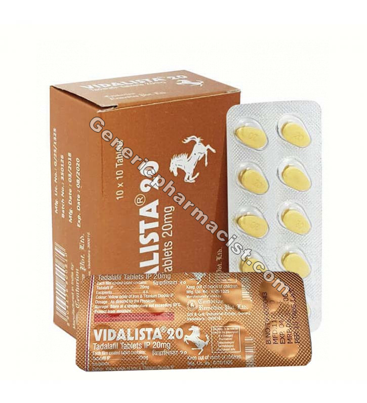 Buy Vidalista 20 Mg Medicine : Best ED Treatment With Free Shipping