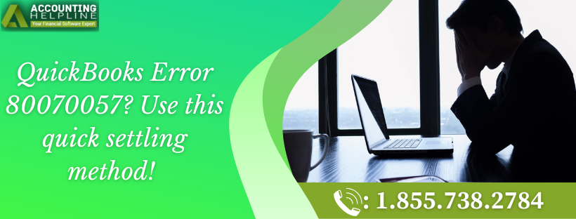 QuickBooks Error 80070057