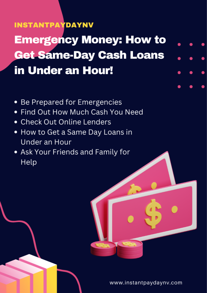 Emergency Money How to Get Same-Day Cash Loans in Under an Hour! (1)