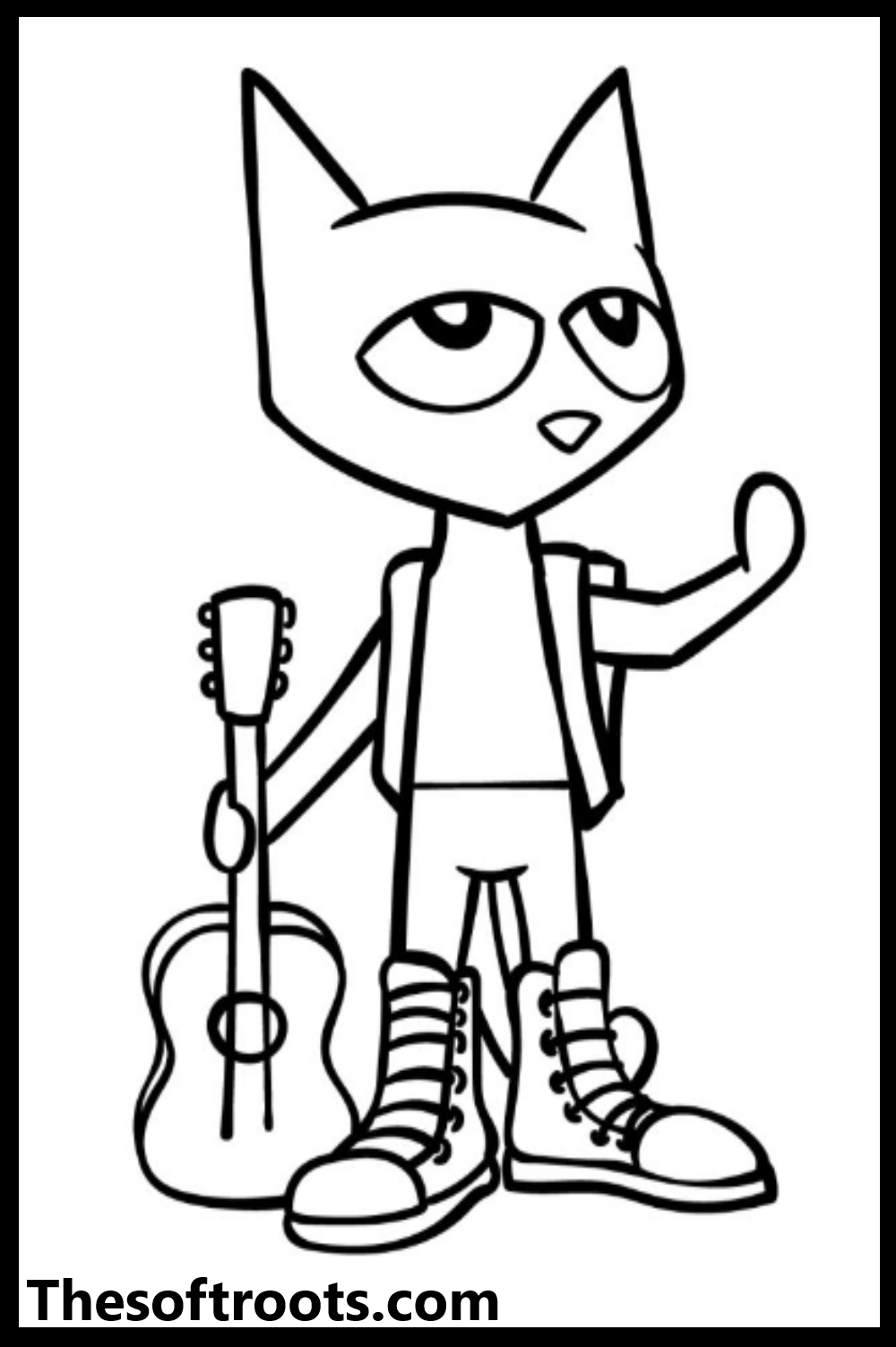 Musical Cats Coloring Pages