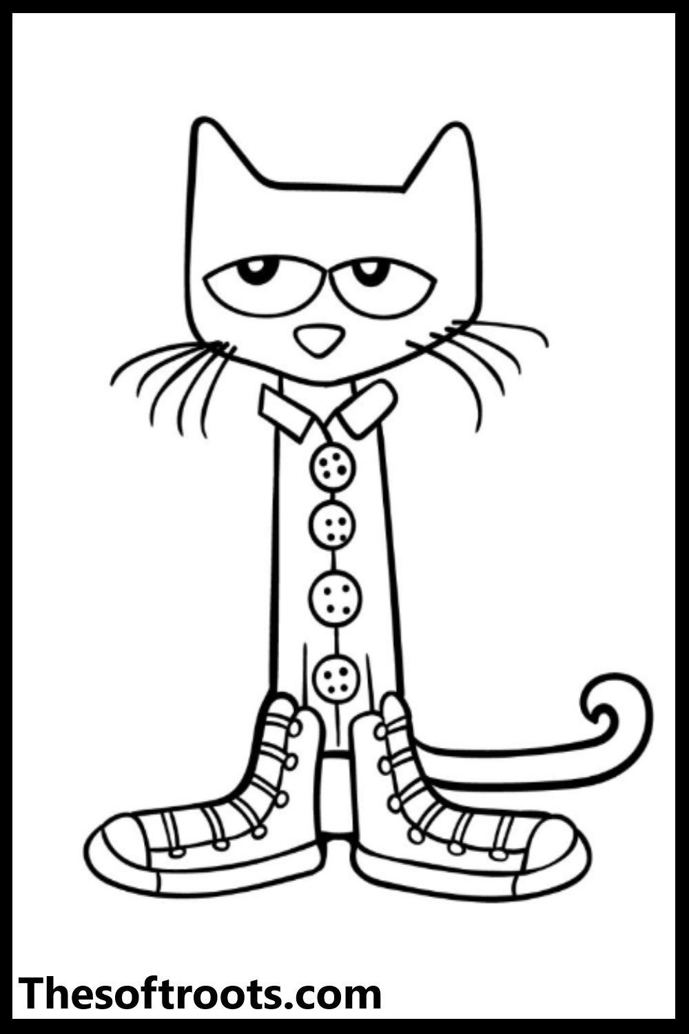 Adorable Cat Coloring Pages