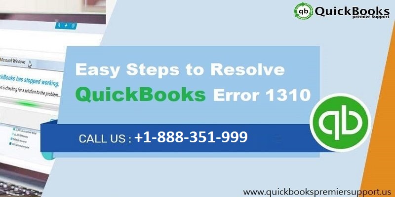 Resolve QuickBooks Error Code 1310