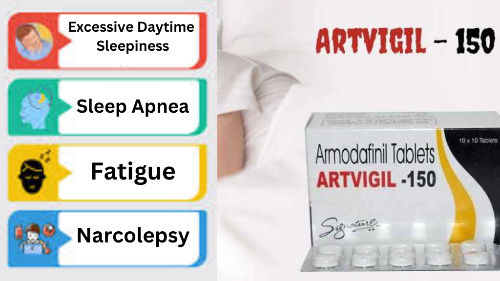 Artvigil 150mg (Armodafinil Tablet) | Treat Sleep Problem